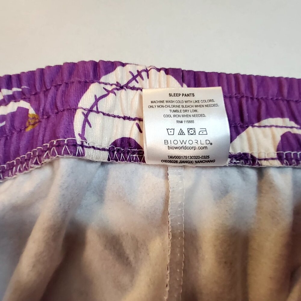 Disney Tim Burton LoungewearNightmare Before Christmas Sleep Pants Soft Cozy S - Picture 8 of 8